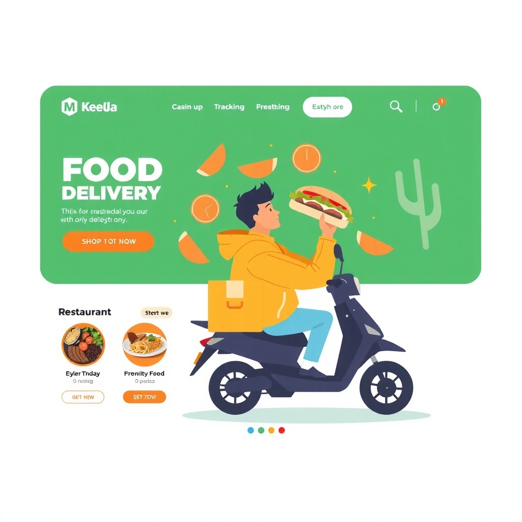 Food Delivery App Interface