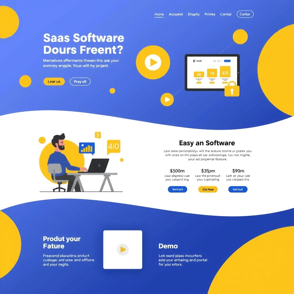 SaaS Product Landing Page
